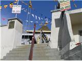 Sri Pada ali Adams peak 2243m - Sri lanka Tempelj na vrhu